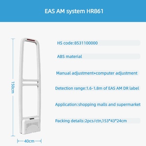 Sistema de alarma de seguridad de bajo precio con sistema de etiqueta EAS de antena ABS de 58kHz para tiendas minoristas - Product Image 4