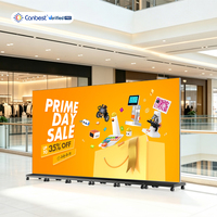 Écran d'affichage LED COB intérieur CANBEST CJ PRO C2 P1.2 P1.5 P1.8, écran numérique pliable sans soudure pour campagne publicitaire