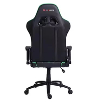 Nouvelle chaise de jeu ergonomique de luxe JR Racing avec repose-pieds 4D pivotant, chaise d'ordinateur en tissu pour configuration de jeu à domicile
