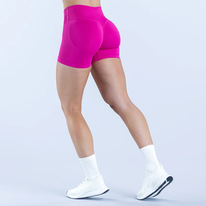 Shorts Deportivos de Cintura Alta para <span class=keywords><strong>Mujer</strong></span> YIYI, Control de Abdomen, Efecto Levanta Glúteos, Leggings Atléticos, Estilo Biker, Spandex, Yoga - Product Image 6