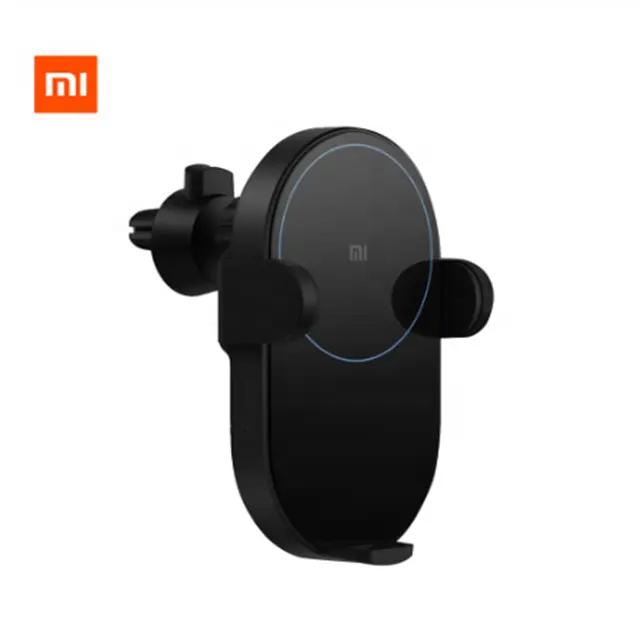 Pengisi Daya Nirkabel Xiaomi Mi WCJ02ZM, 20W Max Qi Pengisi Daya Nirkabel dengan Sensor Inframerah Cerdas Pengisian Cepat Pemegang Ponsel Di Mobil