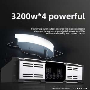 <span class=keywords><strong>Amplificador</strong></span> de Potencia Profesional RK de Dos/Cuatro Canales y Alta Potencia para Altavoces de <span class=keywords><strong>Bar</strong></span> y Escenario con Carcasa de Metal Puro - Product Image 2