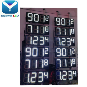 Bluewin-led工厂12英寸白色88.88数字WIFI + 射频遥控数字led标牌价格8按48英寸 - Product Image 5