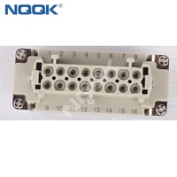 Jauge de fil de borne à vis série HE 0.5 à 4mm 32 broches femelle mâle connecteur robuste HE-016-M