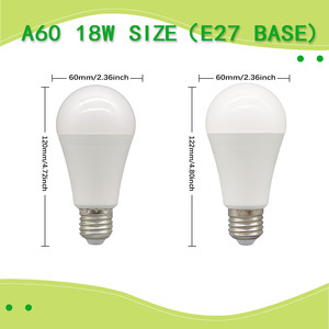 Lámpara LED de Alta Potencia A60 18W, Casquillo <span class=keywords><strong>E27</strong></span>, 3000K 4000K <span class=keywords><strong>6000K</strong></span> Seleccionables, 220-240V, IP20, Larga Vida Útil, Bombilla LED para Iluminación Interior del Hogar - Product Image 2