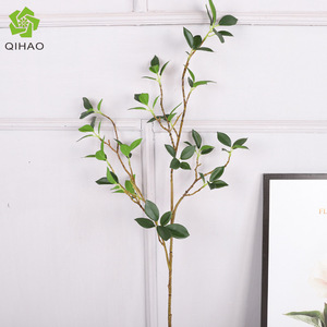 Hojas Artificiales de Banyan Qihao, Paquete de Varias Piezas, Alta Simulación, para Decoración del Hogar y Hoteles - Product Image 2