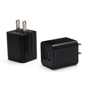 Chargeur double USB HNT 10W pour <span class=keywords><strong>iPhone</strong></span> SE/6/<span class=keywords><strong>7</strong></span>/8/X 5V 2A 2.1A Prise US Adaptateur secteur USB Chargeur mural pour téléphone portable - Product Image 2