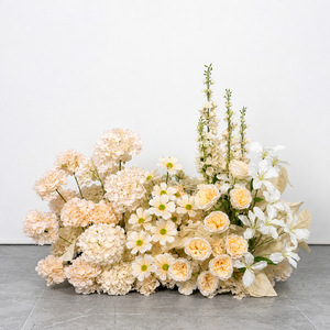 Guirlande de fleurs artificielles en soie de haute qualité, motif végétal vert, pour table de mariage, aménagement floral d'hôtel, séparation de zone commerciale et décoration de sol - Product Image 2