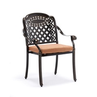 Mobilier de patio extérieur Ensemble de chaises de jardin en fonte d'aluminium pour ensembles de jardin