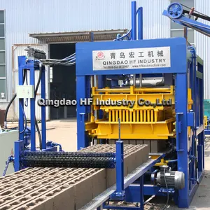 QT8-15 beton tuğla makinesi yapımı otomatik tuğla yapma makinesi üretim hattı