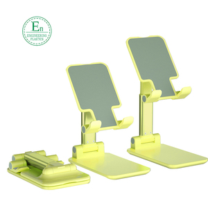 Giá Đỡ Điện Thoại Kèm Gương Giá Đỡ Nhựa Ép ABS Tùy Chỉnh Giá Đỡ Máy Tính Bảng Màu Vàng Giá Đỡ Điện Thoại Gấp Sống Lười Biếng - Product Image 1