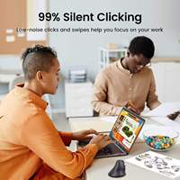 UGREEN MU008 Mouse Nirkabel Vertikal Bluetooth Ergonomis 5 Tombol 1000/1600/2000/4000 DPI 2.4G untuk Laptop PC Komputer