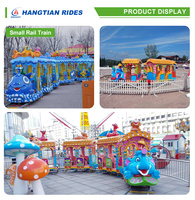 Petit train amusant à vendre, équipement de parc d'attractions pour enfants, attraction de train de fête foraine, LED