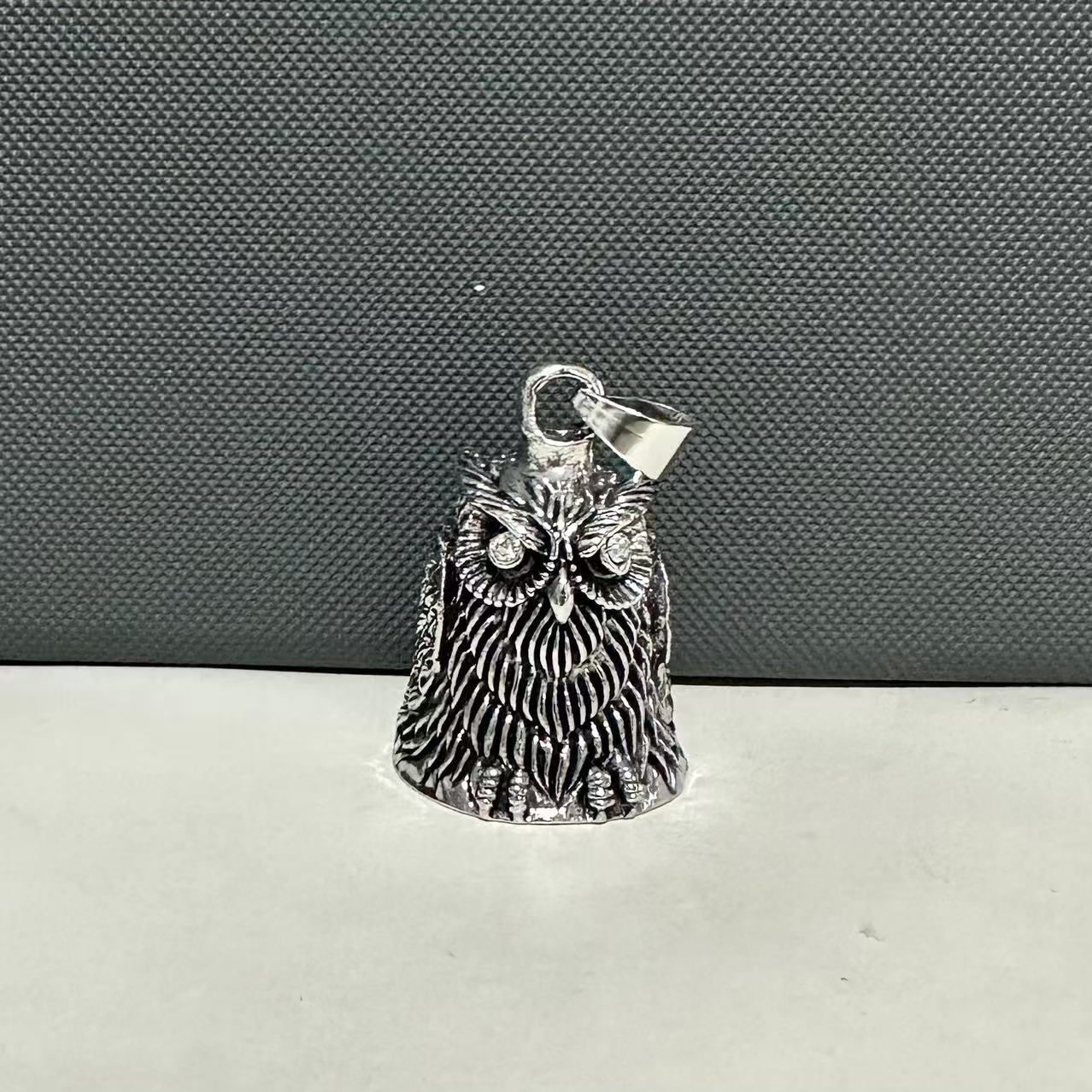 White Diamond owl  Pendant