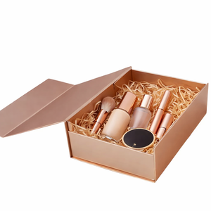 Boîte d'emballage cosmétique personnalisée, boîte cadeau rigide pliable pour cosmétiques, emballage en papier métallisé laser, fabricant de logo personnalisé - Product Image 3