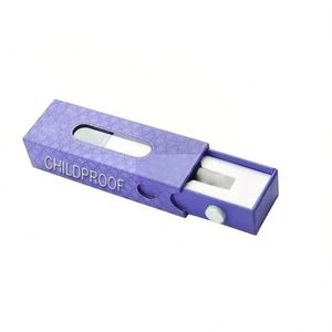 บรรจุภัณฑ์ลิ้นชักแบบป้องกันเด็กคุณภาพสูง OEM ขนาด 0.5 มล. 1 มล. บรรจุภัณฑ์กระดาษแบบกำหนดเอง กล่องแข็ง - Product Image 3