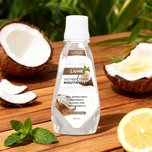 Collutorio all'Olio di Cocco e Menta Piperita - Collutorio Senza Alcool per Alito Fresco, Denti Bianchi e Salute Dentale e Gengivale - Product Image 5