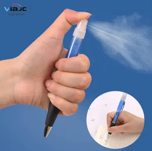 2 in 1 promotional hand wash alcohol hand sanitizer gel spray dispenser ballpoint pen