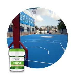 sport rubber concrete waterborne floor polishing liquid epoxy paint floor washable