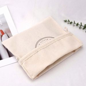 High Quality 8oz Canvas Drawstring <b>Bag</b> for Gift Packaging Custom Logo Printed Cotton <b>Dust</b> Pouch - Product Image 4