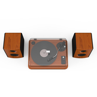 Tourne-disque multifonctionnel Technics 1200 avec radio FM intégrée, haut-parleur, lecteur de disques vinyles, USB, lecteur de disques professionnel