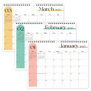 2026 Custom Pattern Countdown Calendar Planner Hanging Month Planning Printing Calendar <b>Clock</b> Function English <b>Wall</b> Calendar - Product Image 5