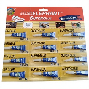 Pegamento Instantáneo de Cianocrilato JXY GUO Elephant Super Glue, Gel para Plástico y Goma, etc. - Product Image 1
