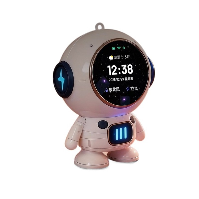 AI Educational Kids Astronaut M2 Large Model Mini Speaker Touch Screen Display Bean Bag Deepseek Android Smart WiFi ABS Material