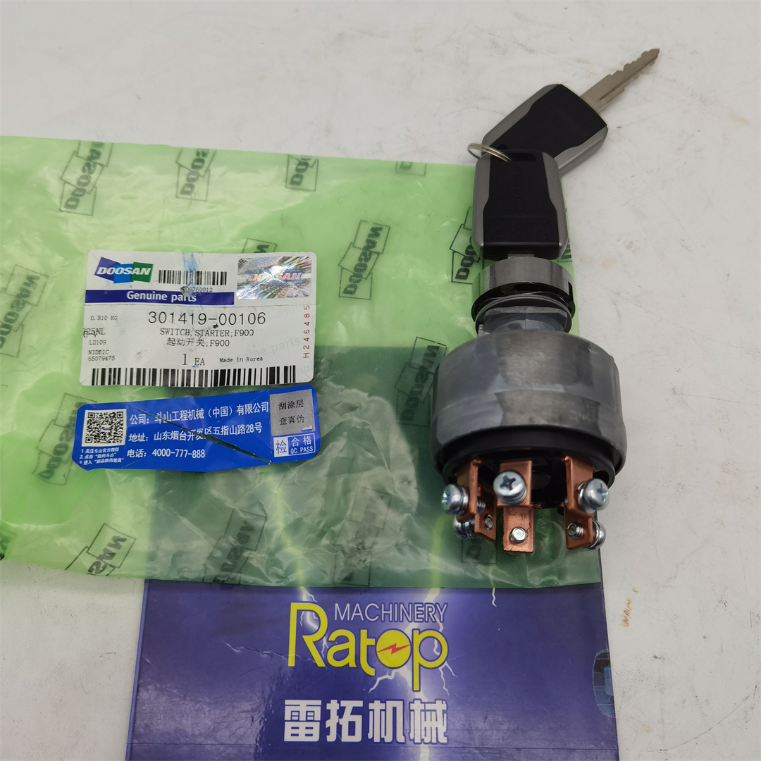 Original Ignition Starter Switch for DX225LC DH220-5 DH220-7