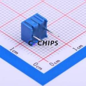 ตัวต้านทาน/โพเทนชิโอมิเตอร์แบบปรับ3362P-1-203LF ได้ (THT)-3P, ตัวต้านทาน7x6.6มม. 20Kohm 10% 500 100mw /℃ - Product Image 2