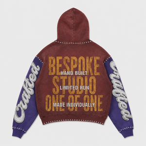 เสื้อฮู้ดดี้โออีเอ็มทรงใหญ่ ผ้าฝ้าย 100% ล้างสีแบบดิสเทรส พิมพ์ลายกราฟิก ทรงบ็อกซี่ พรีเมียม สตรีทแวร์ โลโก้สั่งทำได้ เสื้อฮู้ดดี้ผู้ชาย - Product Image 2