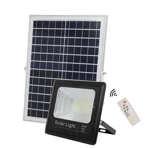 25W अच्छी कीमत IP67 आउटडोर निविड़ अंधकार सौर एलईडी लॉन घर संचालित यार्ड दीवार बाढ़ दीपक प्रकाश प्रकाश सौर उद्यान रोशनी (पुराने)