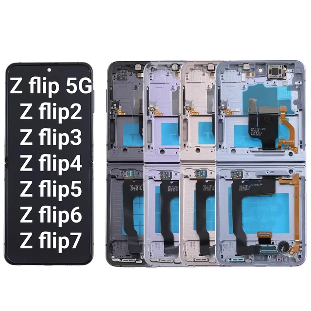 For Samsung Screen Galaxy Z Flip2 3 4 5 6 7 F711 F721 F731Original Mobile Phone Lcd Touch Screen Lcd Display Pantalla for Repair