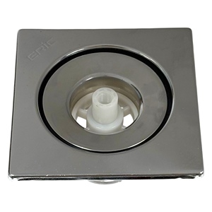 Drai de douche carré en acier inoxydable innovant à installation facile pour garage, salle de bain et balcon - Product Image 3