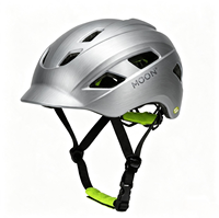 Casque de vélo unisexe monobloc moulé, résistant aux chocs, respirant et léger, pour les trajets urbains et la conduite en ville