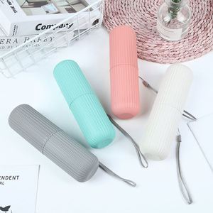 Boîte de rangement portable en plastique pour brosse à dents et dentifrice, avec support pour gobelet de bain de bouche, pour la maison et la salle de bain - Product Image 5