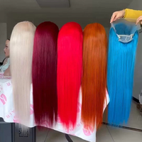 Perruques en cheveux humains lisses et raides, couleur brune, sans colle, perruques frontales en dentelle HD, perruques frontales en dentelle en cheveux humains brésiliens pour femmes noires