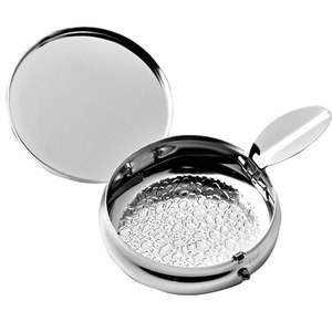 Cendrier rond portable au design vintage pour cigares D=56mm, accessoire de fumée sans fumée avec logo personnalisé - Product Image 1