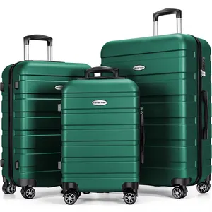 Nuovo stile bagaglio a mano da 20 "Abs Pc custodia rigida cabina Trolley borse e custodie altre valigie e borse da viaggio