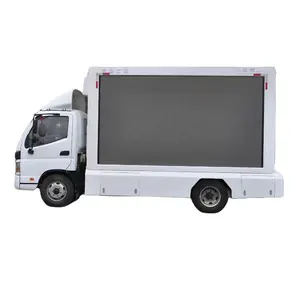 2023W JCT-EW3360 showing digital advertising Truck extend on the side with LED display for outdoor advertising or events