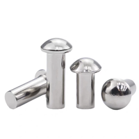Rivets solides en acier inoxydable 304, tailles M2 à M16, pour panneaux routiers, plaques signalétiques et enseignes, usage professionnel