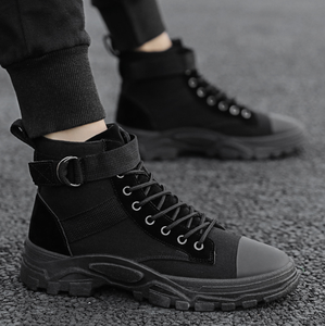 New Trendy <strong>Outdoor</strong> Cool Work Boots Size 39-44 High Top <strong>Basketball</strong>-style Casual <strong>Shoes</strong> for Men - Product Image 2