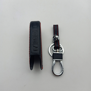 Étui pour clé de voiture en cuir pour <span class=keywords><strong>Kia</strong></span> <span class=keywords><strong>Sportage</strong></span> Ceed Sorento Cerato Forte Seltos Telluride <span class=keywords><strong>Porte</strong></span>-clés Housse de clé de voiture Accessoires - Product Image 3