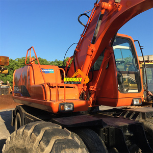 <b>Used</b> Doosan DH140W-7 15.1 Ton Wheel Excavator Original Engine 2020 Model 0.6m Bucket Capacity Mobile Hydraulic Digger - Product Image 5
