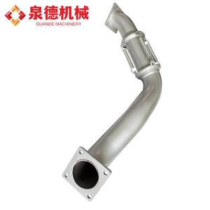 ท่อไอเสียที่ใช้ร่วมกันได้กับรถบรรทุกปั๊มและรถผสมปูนอีซูซุ พร้อมสายท่อไอเสีย รุ่น 1-22123579-0/1-22124033-0 - Product Image 4