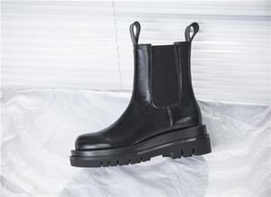 Stivali corti da donna con fibbia da donna Casual e Versatile con tacco spesso di alta qualità - Product Image 4