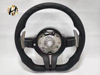 Accessoire de voiture, volant en cuir de course pour F20 F22 F23 F30 F33 F34 X1 F48 X5 F15 X3 F25 M3 F80 E90
