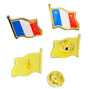 Broche drapeau américain en gros de Chine, badge émaillé électroplaqué Canada, époxy, pays du monde, épinglette en fer goutte d'huile, boucle papillon - Product Image 5
