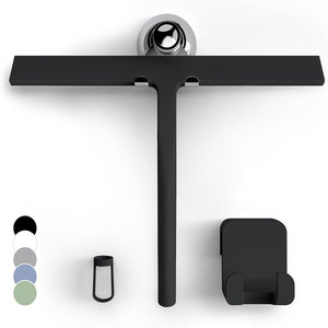 Tergivetro Multiuso in Acciaio Inossidabile per Vetri Auto, Porte e Finestre, con Lama in Gomma Siliconica, per Pulizia Finestre e <span class=keywords><strong>Doccia</strong></span> - Product Image 1