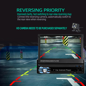 Topsource 7in 1 DIN xe <span class=keywords><strong>Android</strong></span> MP5 Máy nghe nhạc tích hợp <span class=keywords><strong>GPS</strong></span> <span class=keywords><strong>navigation</strong></span> USB/TF/FM hỗ trợ mô hình 9601a - Product Image 4